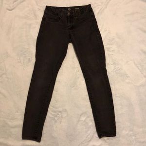 Black faded skinny jeggings!